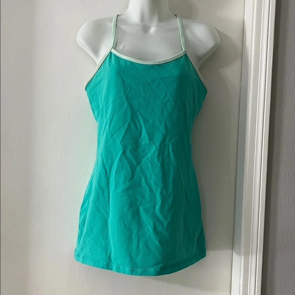 Lululemon Power Y Tank *Luon Bali Breeze / Fresh Teal